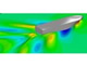 Free Surface Ship Aft Part Wave Deformations