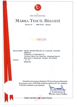 Therefore 'Mesh' and 'Ritmiq' brands are registered by Turkish Patent Institute